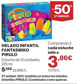 Hipercor Pirulo fantasmiko oferta