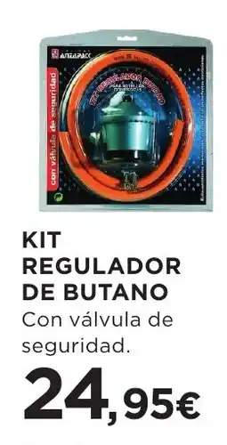 Hipercor Aitepack kit regulador de butano oferta