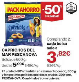 Hipercor Pescanova caprichos del mar oferta