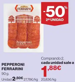 Hipercor Ferrarinipepperoni oferta