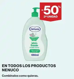 Hipercor Nenuco jabón líquido oferta