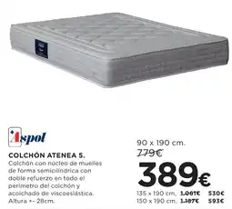 Hipercor Aspol colchón atenea 5 oferta