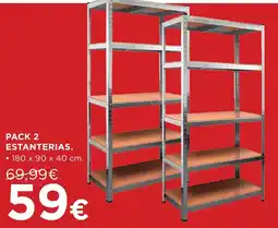 Hipercor estanterias oferta