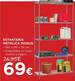 Hipercor Estantería Metálica Modus oferta