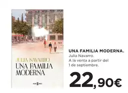 Hipercor Julia Navarro una familia moderna oferta