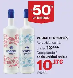 Hipercor Nordés vermut oferta