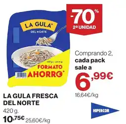 Hipercor la gula fresca del norte oferta
