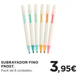 Hipercor Subrayador fino frost oferta