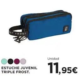 Hipercor Triple Frost estuche juvenil oferta