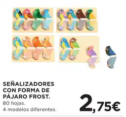 Hipercor SEÑALIZADORES CON FORMA DE PÁJARO FROST oferta