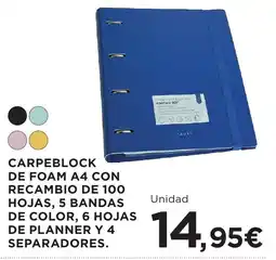 Hipercor Froet carpeblock de foam a4 oferta