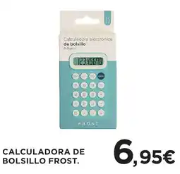 Hipercor Frost calculadora de bolsillo oferta
