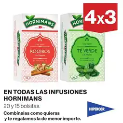 Hipercor Hornimans en todas las infusiones horminans oferta