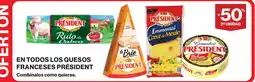 Hipercor President en todos los quesos franceses oferta