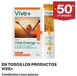Hipercor Vive+ en todos los productos oferta