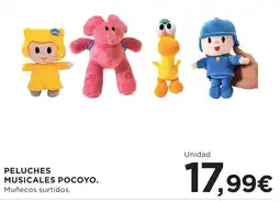 Hipercor Peluches musicales pocoyo oferta