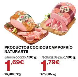 Hipercor Productos cocidos campo frío naturarte oferta
