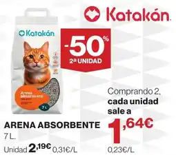 Hipercor Katakán arena absorbente oferta
