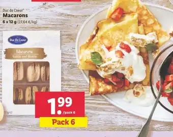 Lidl Macarons 6 x 12g oferta