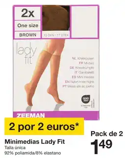 Zeeman Zeeman Minimiedias Lady Fit oferta
