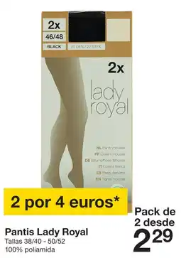 Zeeman Lady Royal pantis oferta