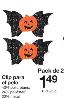 Zeeman Clip para el pelo oferta
