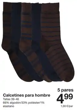 Zeeman Calzetines para hombre oferta