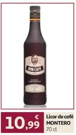 Alcampo Montero licor de café oferta