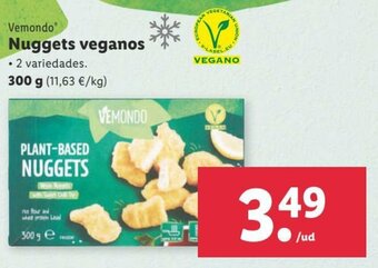 Lidl Vemondo Nuggets veganos 300g oferta