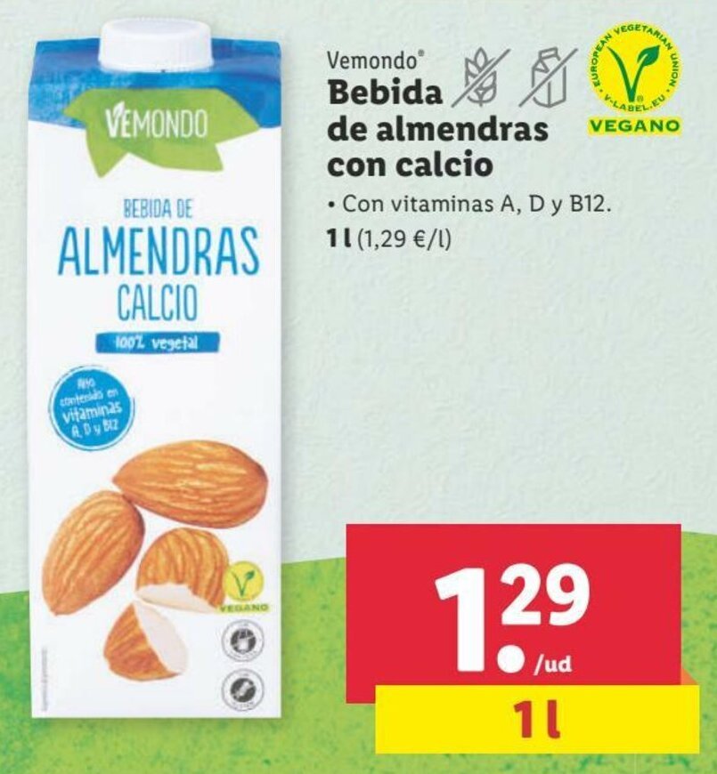El precio y las condiciones de Lidl están en el catálogo o el sitio web que  dirigen.