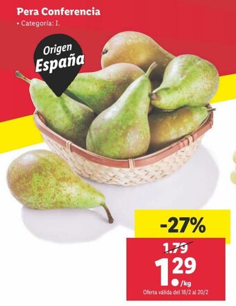 Lidl Pera Conferencia oferta