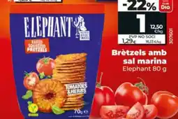 Maxi Dia Elephant brètzels amb sal marina oferta