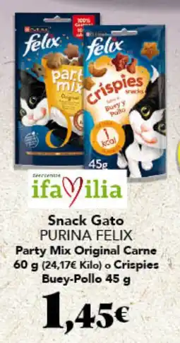 Gadis purina felix snack gato oferta