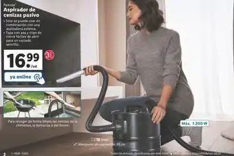 Lidl Aspirador de cenizas pasivo oferta