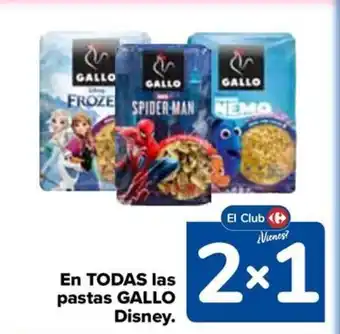 Gallo pastas Disney