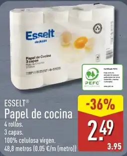 ALDI Esselt papel de cocina oferta