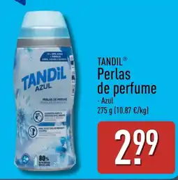 ALDI Tandil perlas de perfume azul oferta