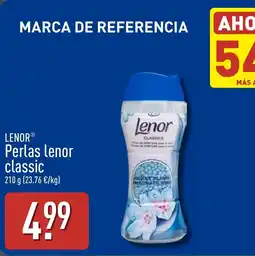 ALDI Lenor Perlas lenor classic oferta