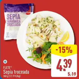 ALDI Flete sephia troceada oferta