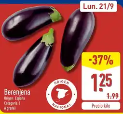 ALDI Berenjena oferta