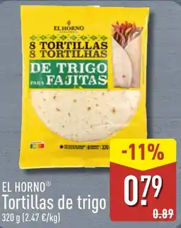 ALDI El Horno tortillas de trigo oferta