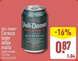 ALDI Voll-Damm cerveza lager doble malta oferta