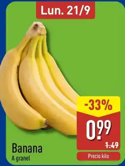 ALDI Banana oferta