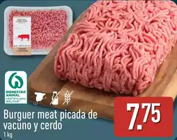 ALDI Burguer meat picada de vacuno y cerdo oferta