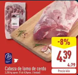 ALDI Cabeza de lomo de cerdo oferta