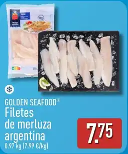 ALDI Golden Seafood filetes de merluza argentina oferta