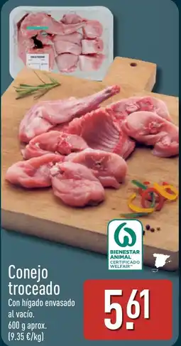 ALDI Conejo troceado oferta