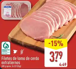 ALDI Filetes de lomo de cerdo extratiernos oferta
