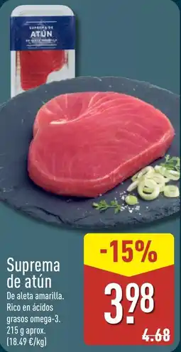ALDI Suprema de atún oferta
