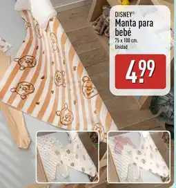 ALDI Disney manta para bebé oferta